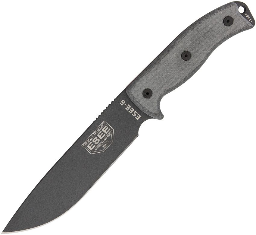 ESEE Knives 6P Fixed Blade Camping Knife w/Sleeve